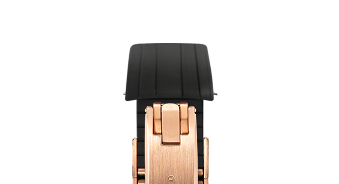 Black CTS Rubber Strap for Tudor BB58