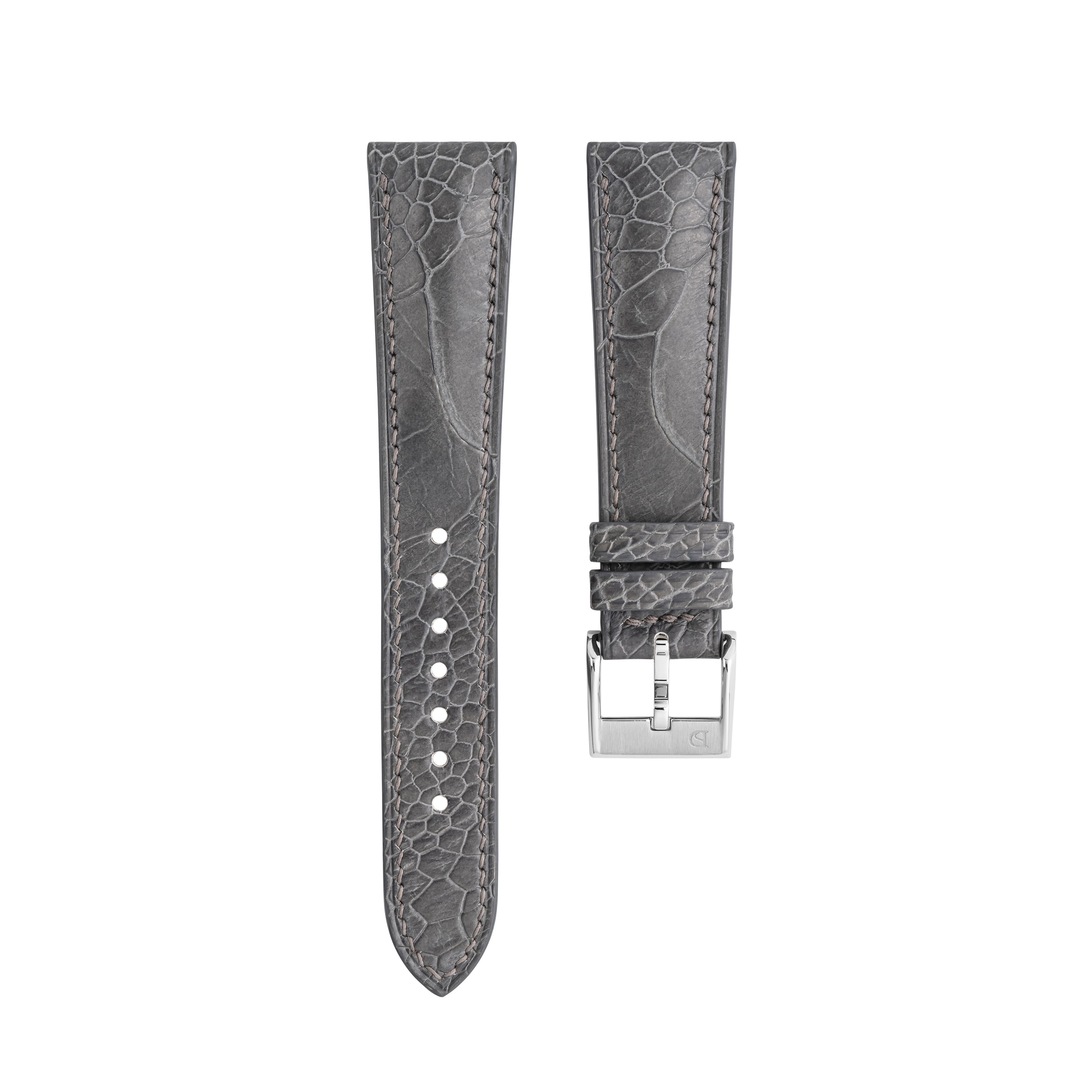 Serpentine Ostrich Leg Signature Strap