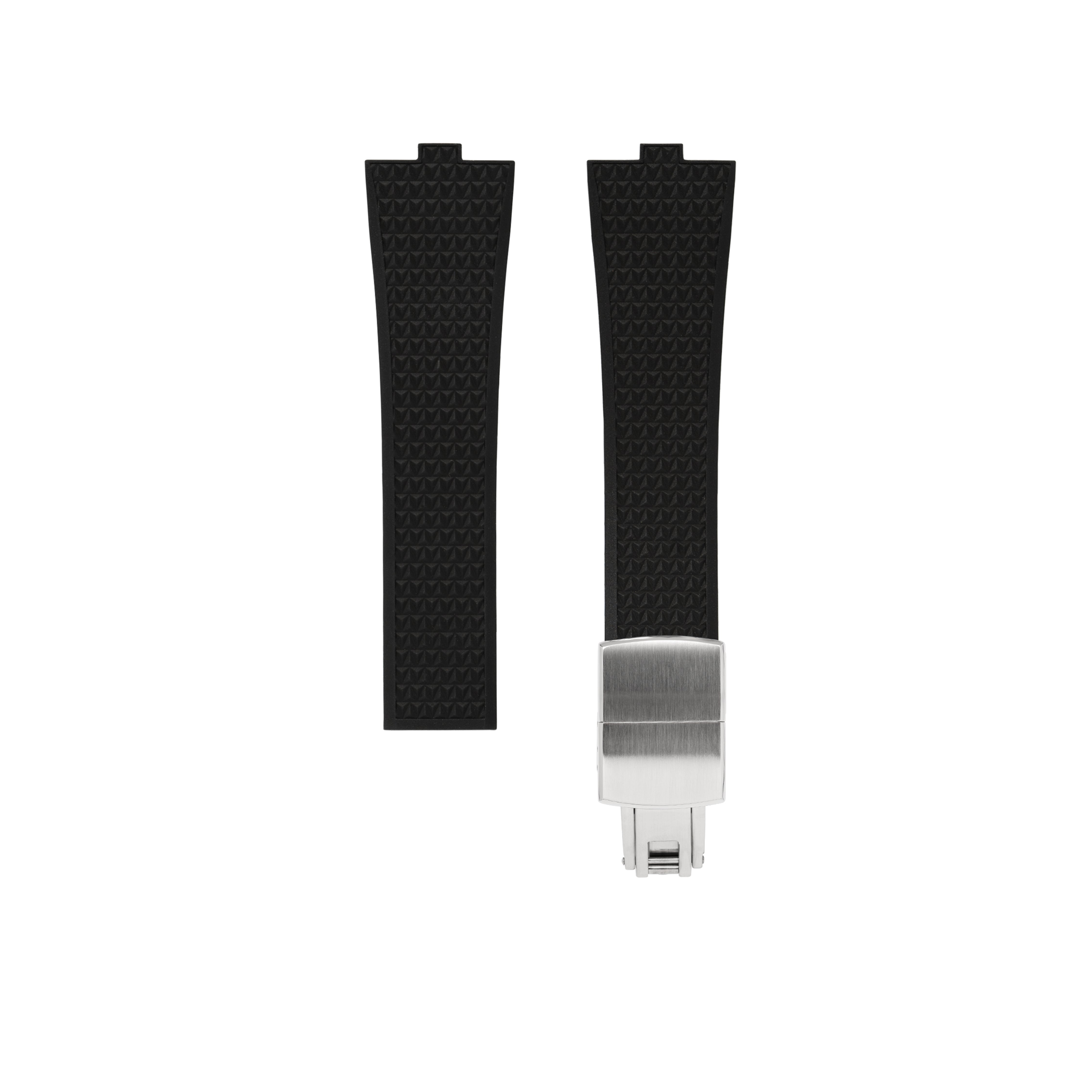 Black CTS Rubber Strap for Vacheron Constantin Overseas